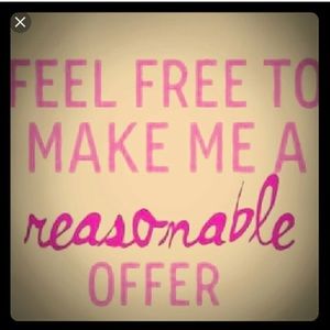 🛍 Feel free to make offers !!